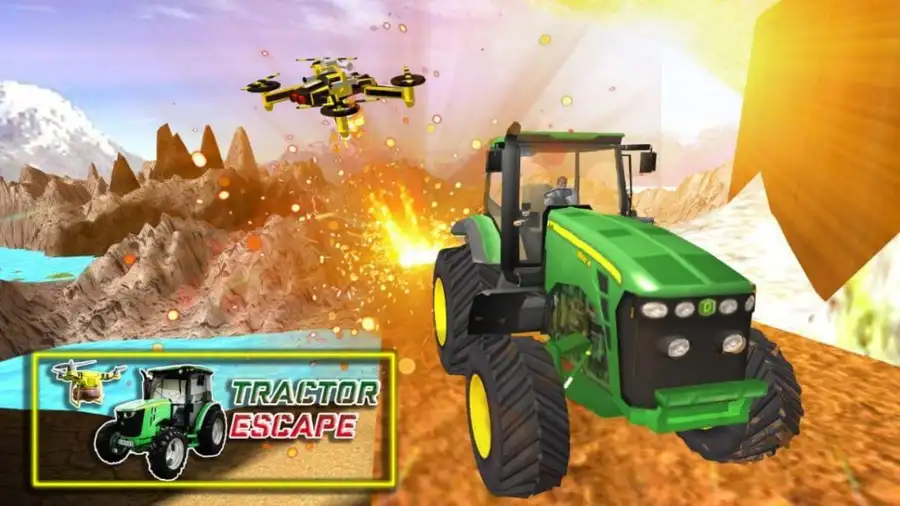 3D Drone vs Tractor Simulator – SellUnitySourceCode source code
