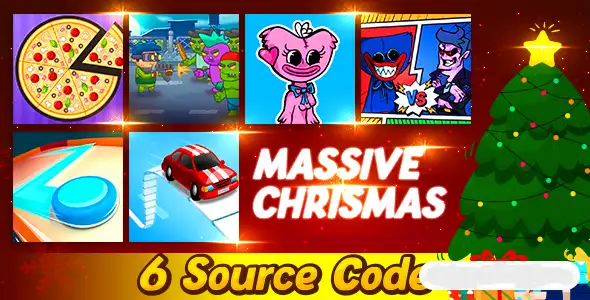 6 Premium Quality Games : Christmas Unity Bundle source code