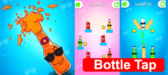 Bottle Tap Mania: Flip & Jump ChallengeSellUnitySourceCode.com source code