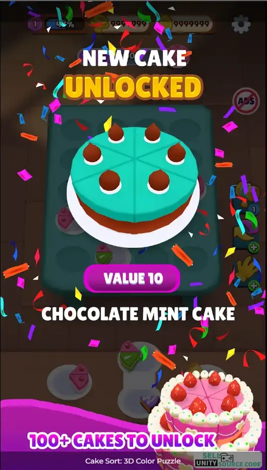 Cake Sort: 3D Color Puzzle Sellunitysourcecode screenshot 5