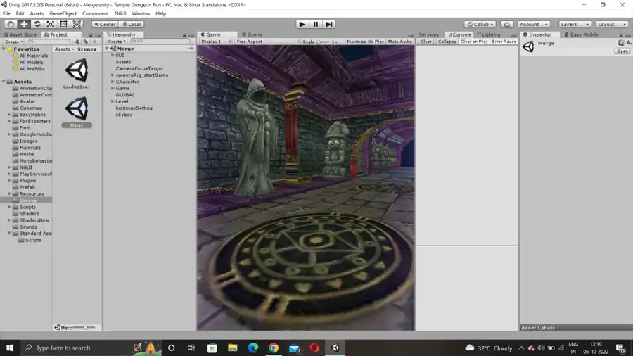 Castle Temple Endless Run SellUnitySourceCode screenshot 3