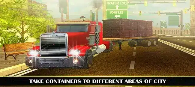 City Cargo Truck 64 Bit – American Cargo Delivery  Game – SellUnitySourceCode.com source code