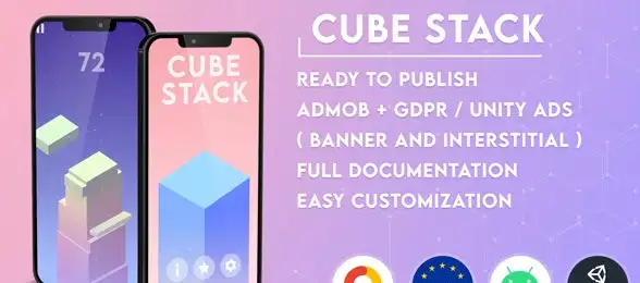 Cube Stack Game SellUnitySourceCode