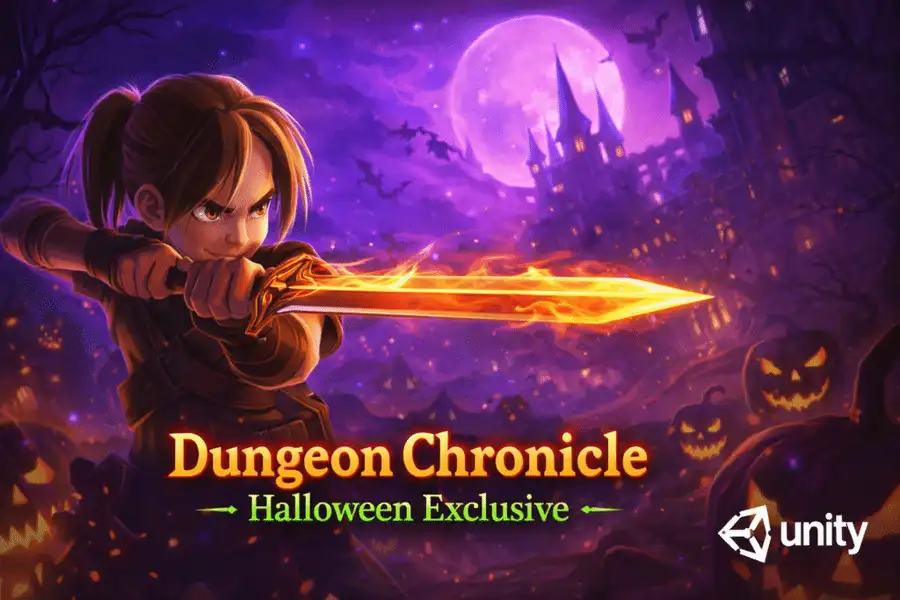 Dungeon Chronicle: Halloween Exclusive – Infinite Dungeon Crawler Unity Source Code source code