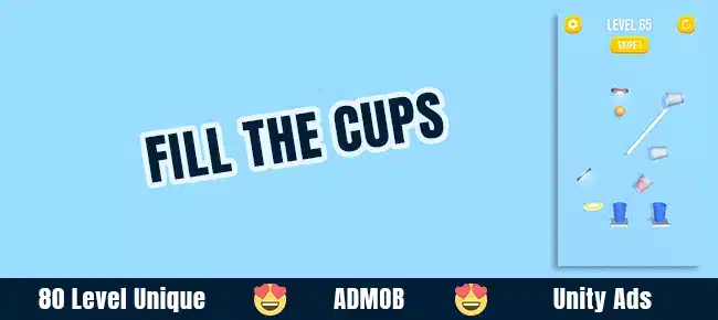 Fill The Cups SellUnitySourceCode 