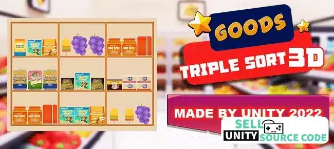 🧩 Goods Triple Sort 3D SellUnitySourceCode