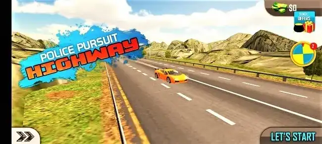 Highway Getaway Police Car Chase : Drift Racing 64 SellUnitySourceCode  source code