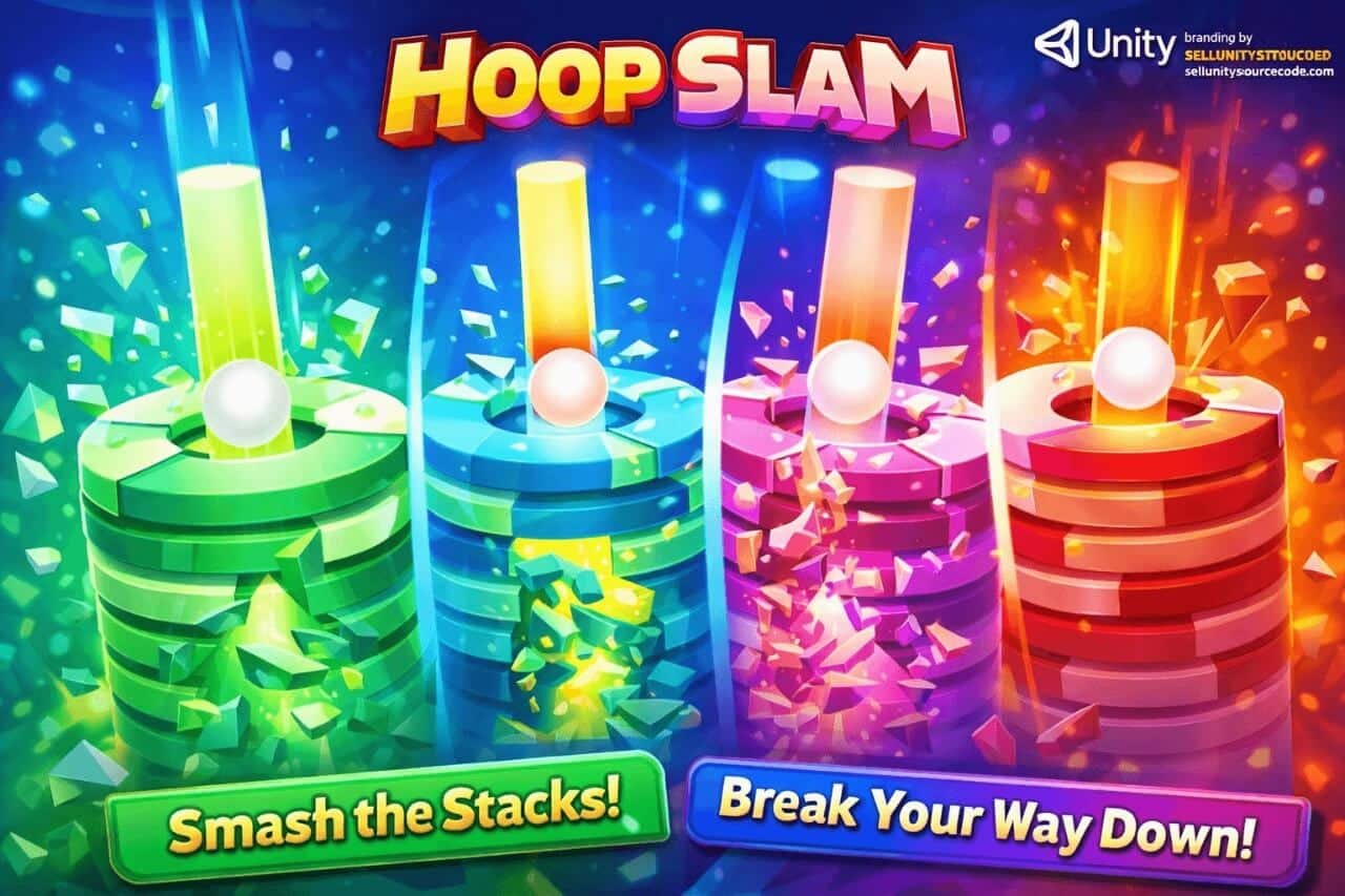 Hoop Slam: One-Tap Arcade Smash Game source code