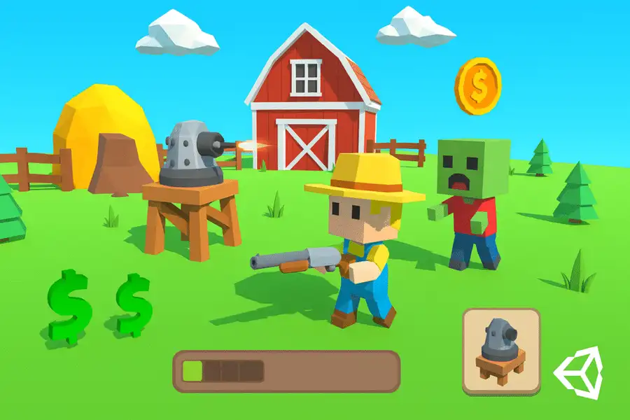 Idle Farm Defense Mobile Game source code