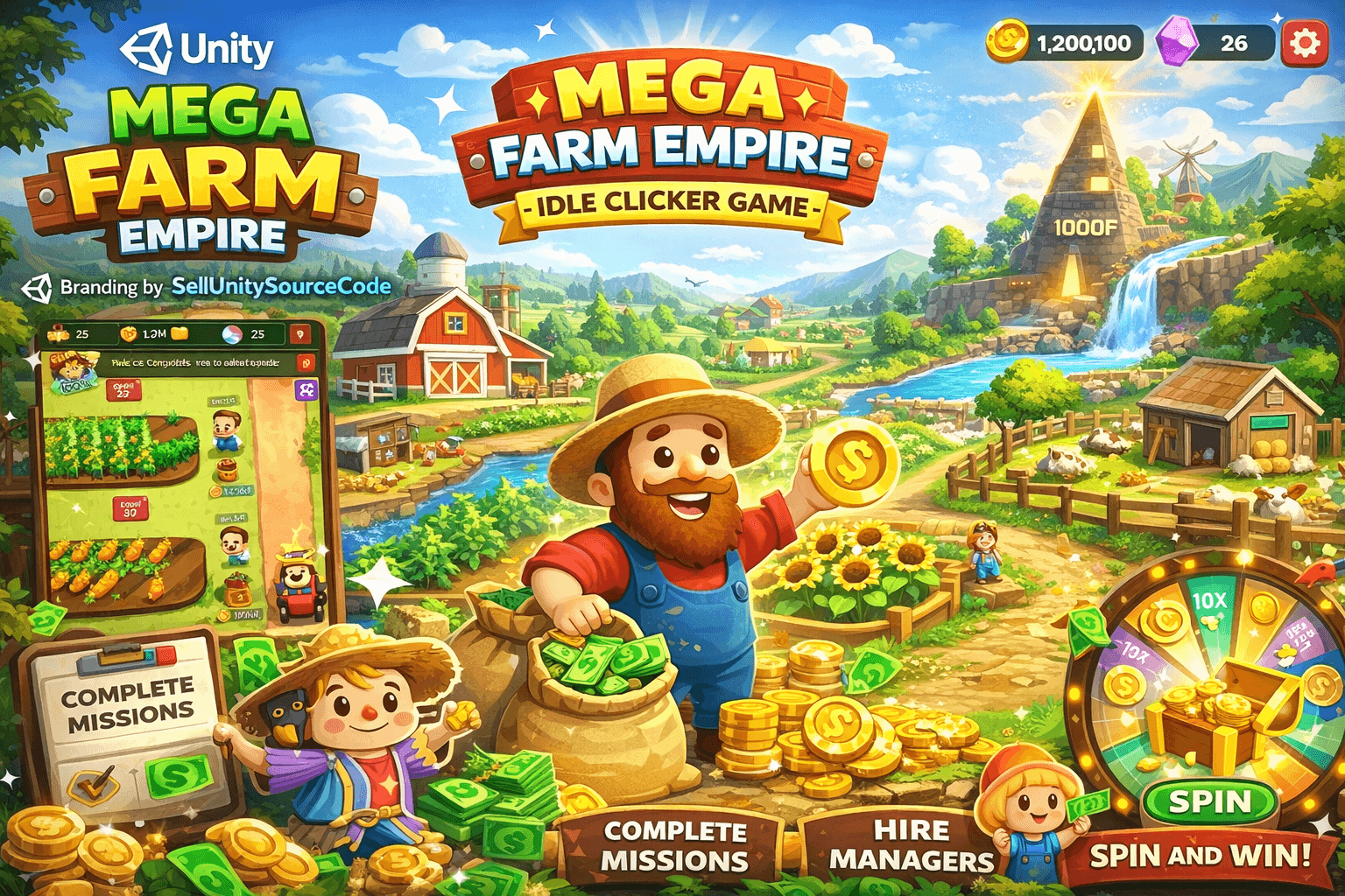 Mega Farm Empire - Idle Clicker Game source code
