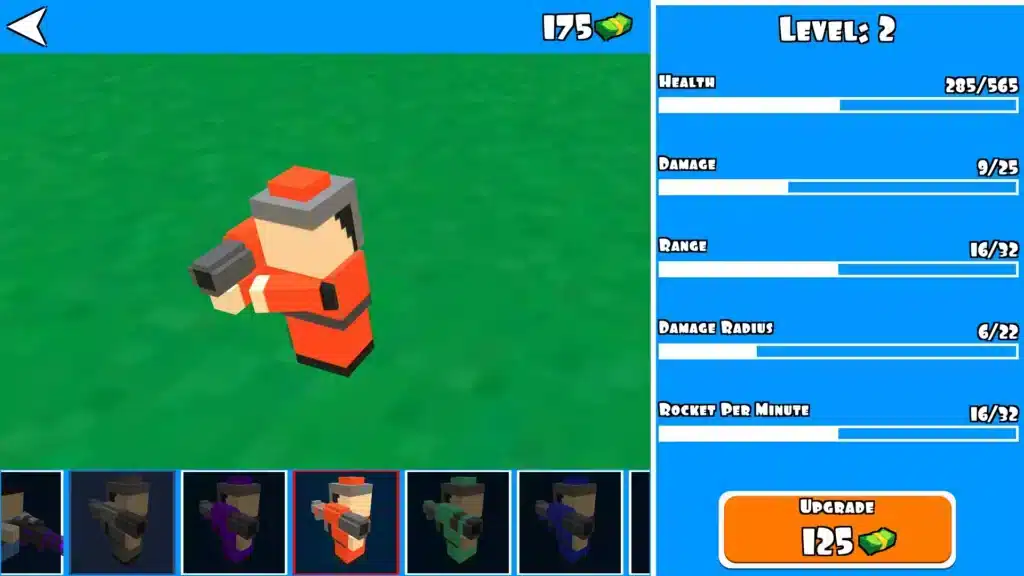 Miniman Defender – Complete Mobile Game Template source code
