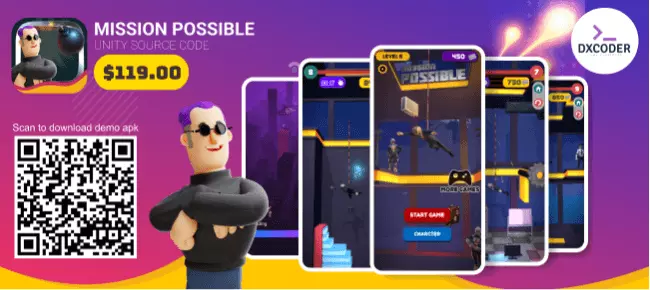 Mission Possible | Action SellUnitySourceCode source code