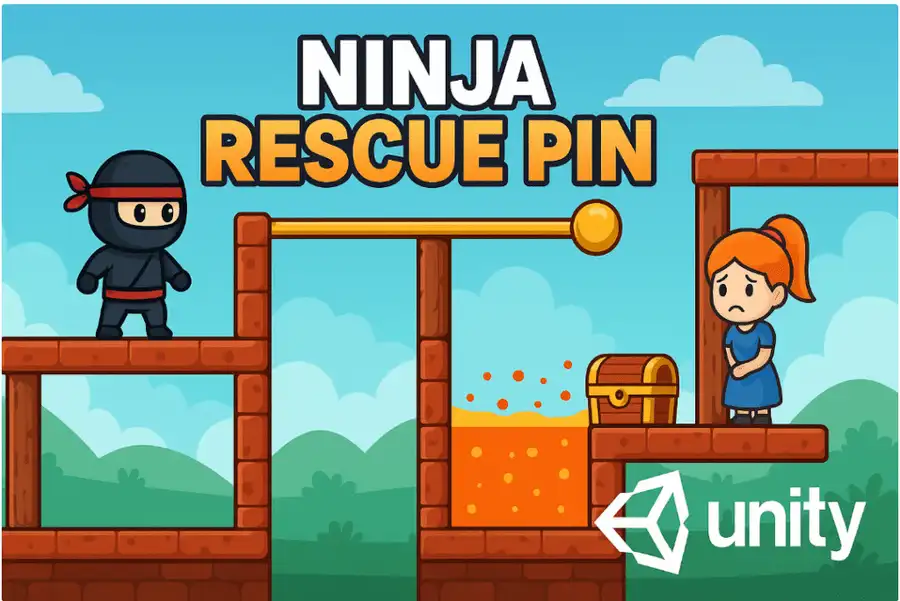 Ninja Rescue Pin source code
