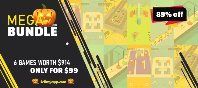 Pocket Games Halloween Sale Offer: 6 TOP Trending SellUnitySourceCode source code