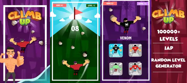 Rocky Hill Climb SellUnitySourceCode source code