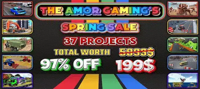 The Armor Gaming’s New Season Spring Sale: 37 SellUnitySourceCode source code