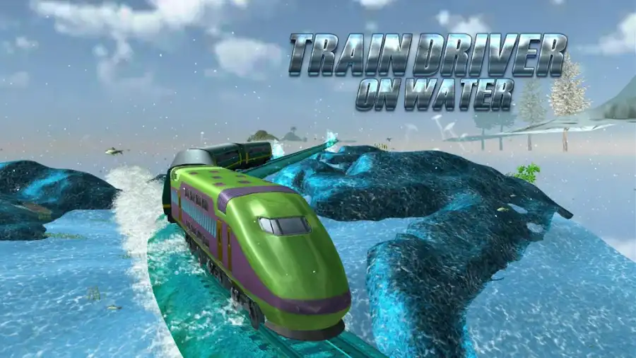 Train Driving on Water SellUnitySourceCode source code