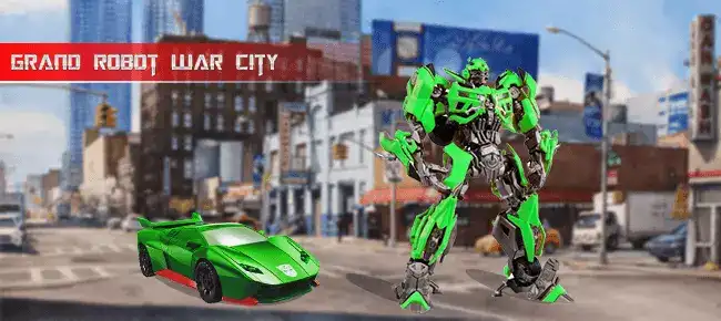 Transformer Fighting Superhero City SellUnitySourceCode source code