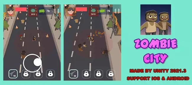 Zombie City SellUnitySourceCode source code